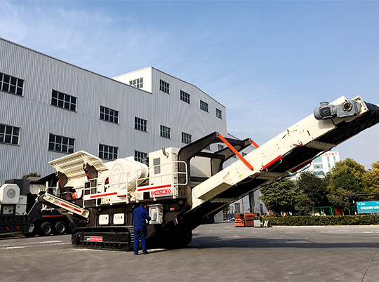 Wotetrack履帶式移動(dòng)破碎站，助力建筑垃圾資源化利用!