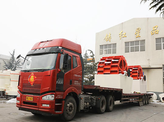 大雪剛過，紅星洗砂機“迫不及待”發(fā)往客戶手中