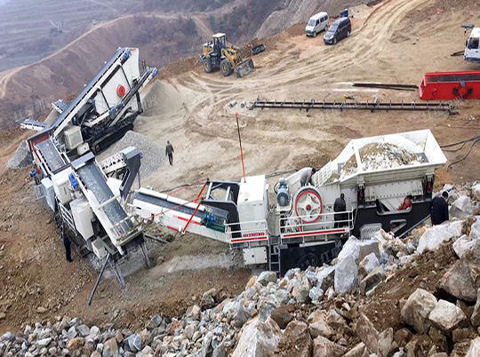 紅星機器移動式破碎站，致力于全球砂石骨料投資者